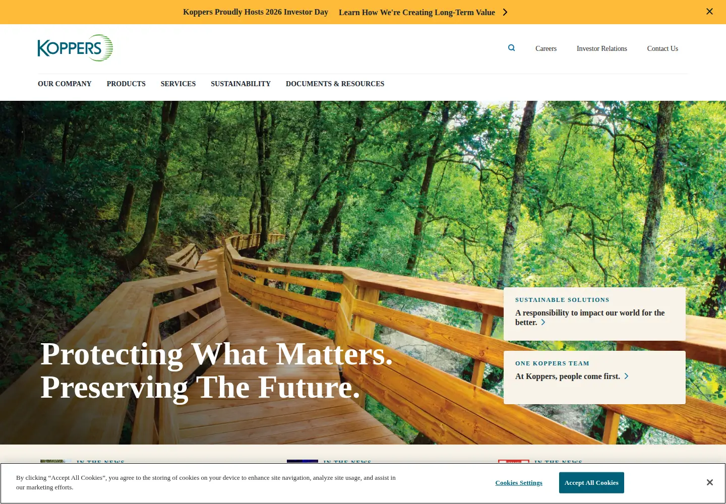Screenshot of koppers.com