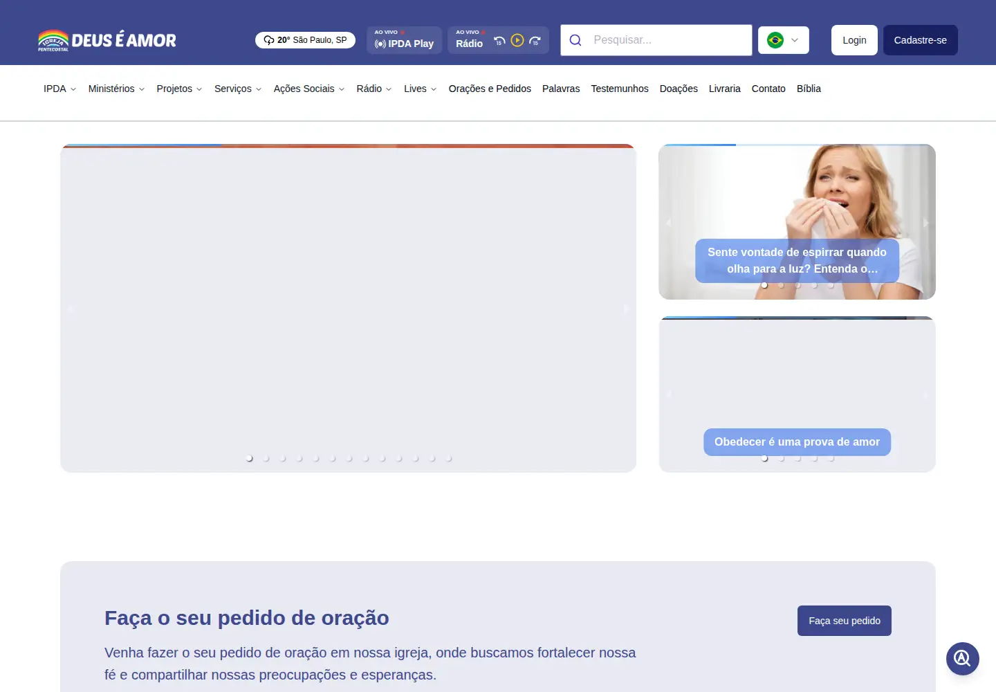 Captured homepage of ipda.com.br in the current scan