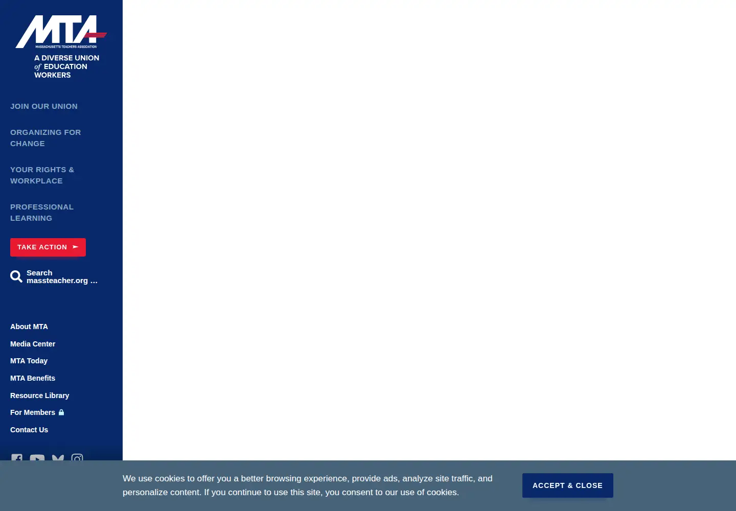 Screenshot of massteacher.org
