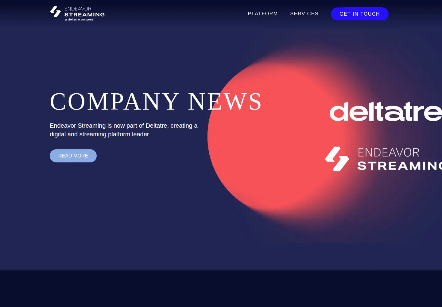 Screenshot of endeavorstreaming.com
