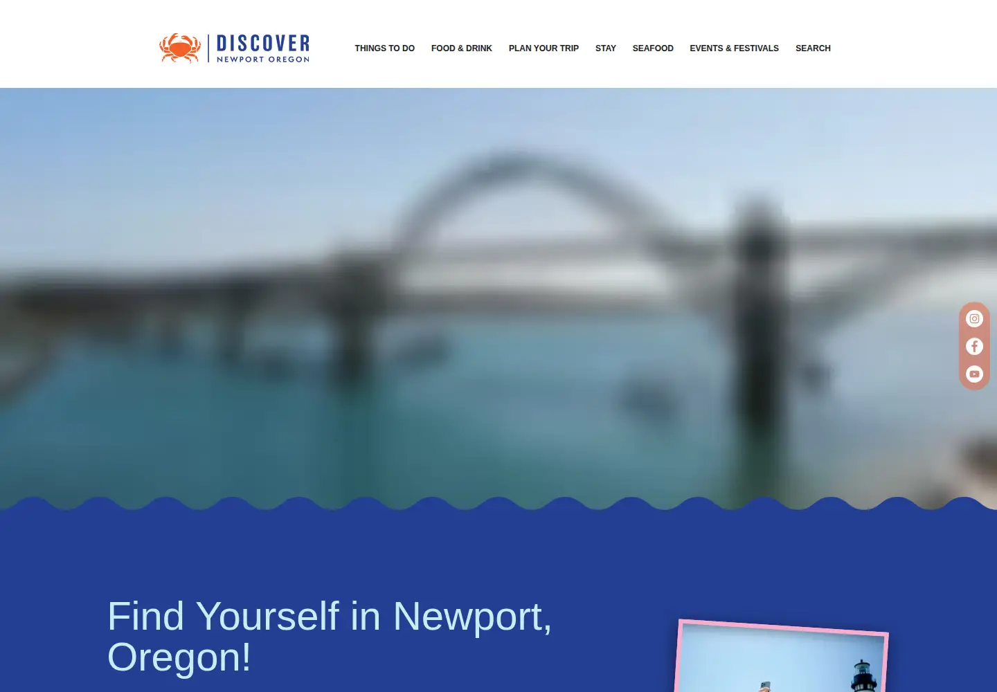 Screenshot of discovernewport.com