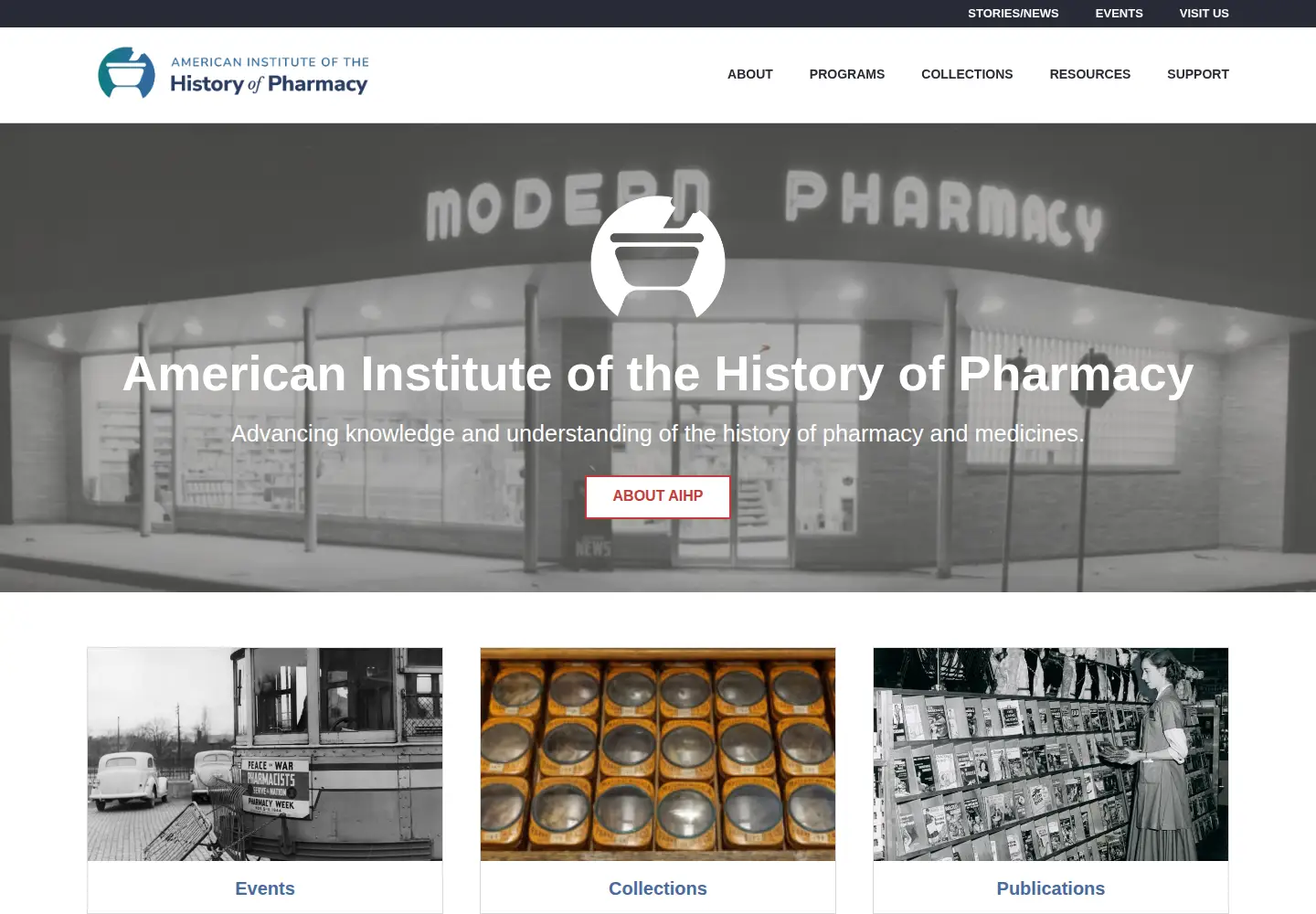 Screenshot of aihp.org