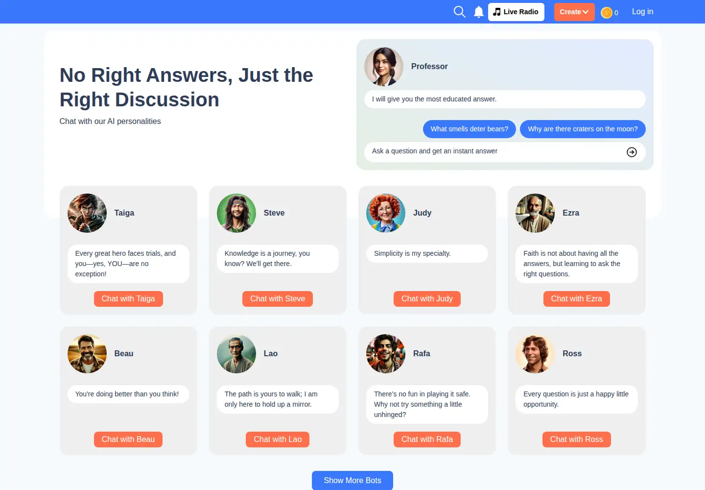 Screenshot of answers.com