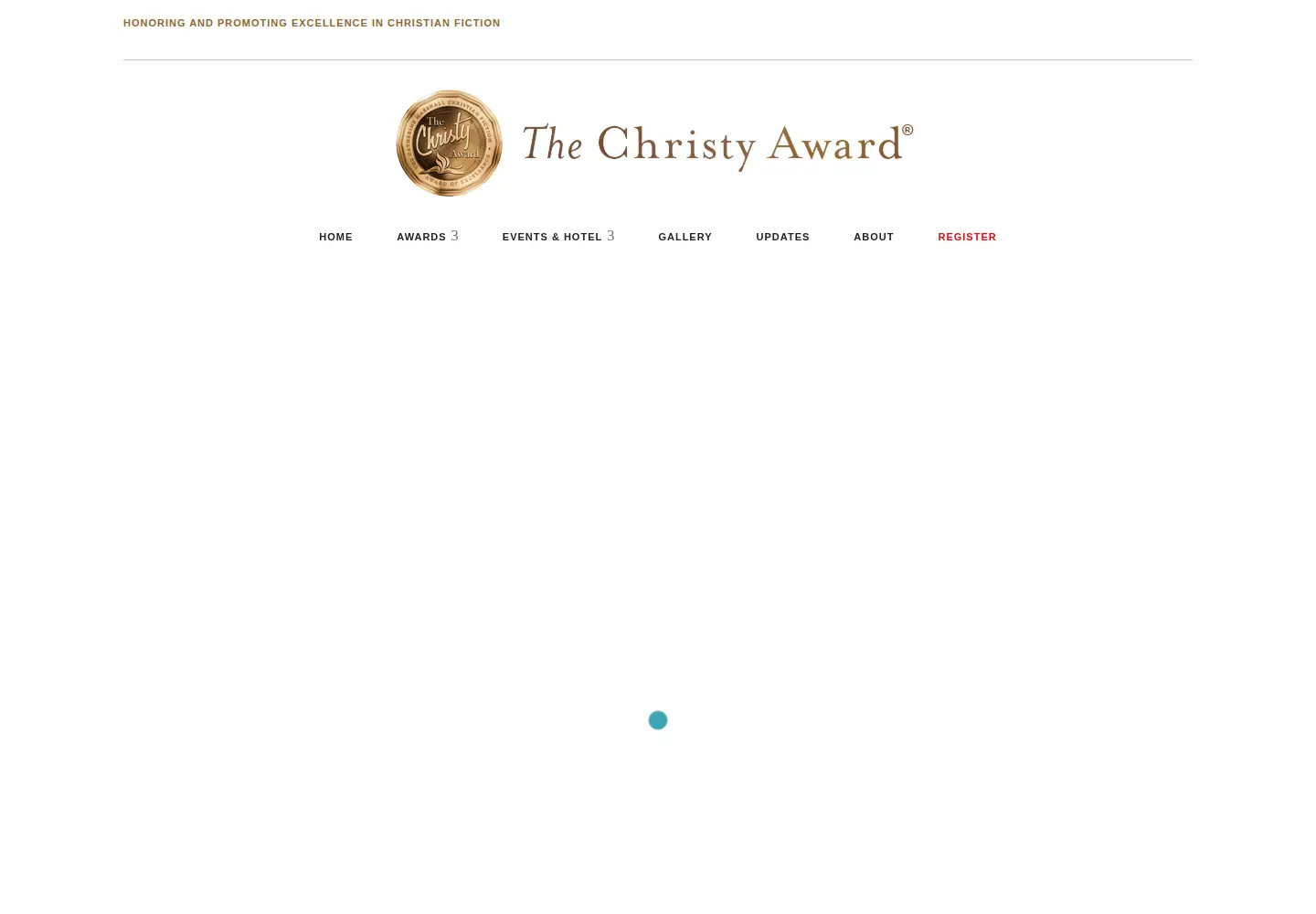 Screenshot of christyawards.com