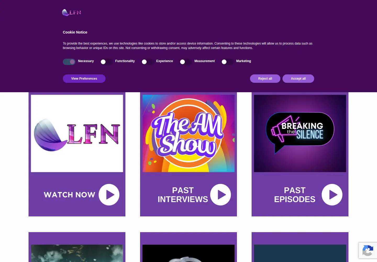 Screenshot of ulfn.org