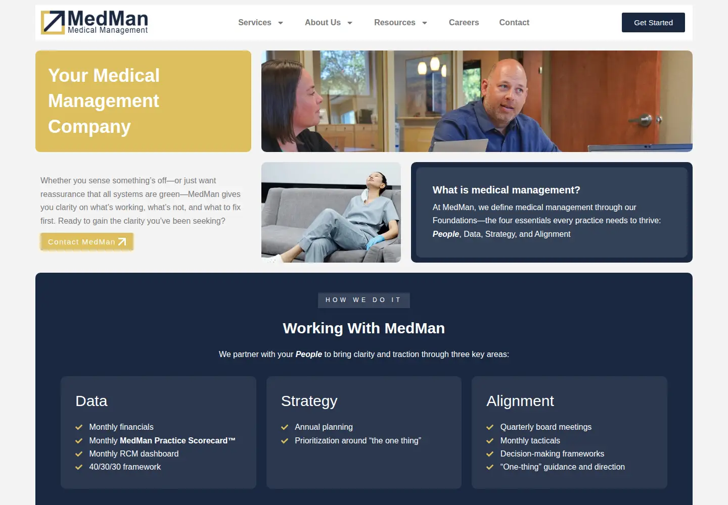 Screenshot of medman.com