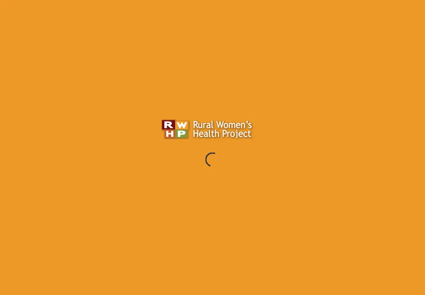 Captured homepage of rwhp.org in the current scan