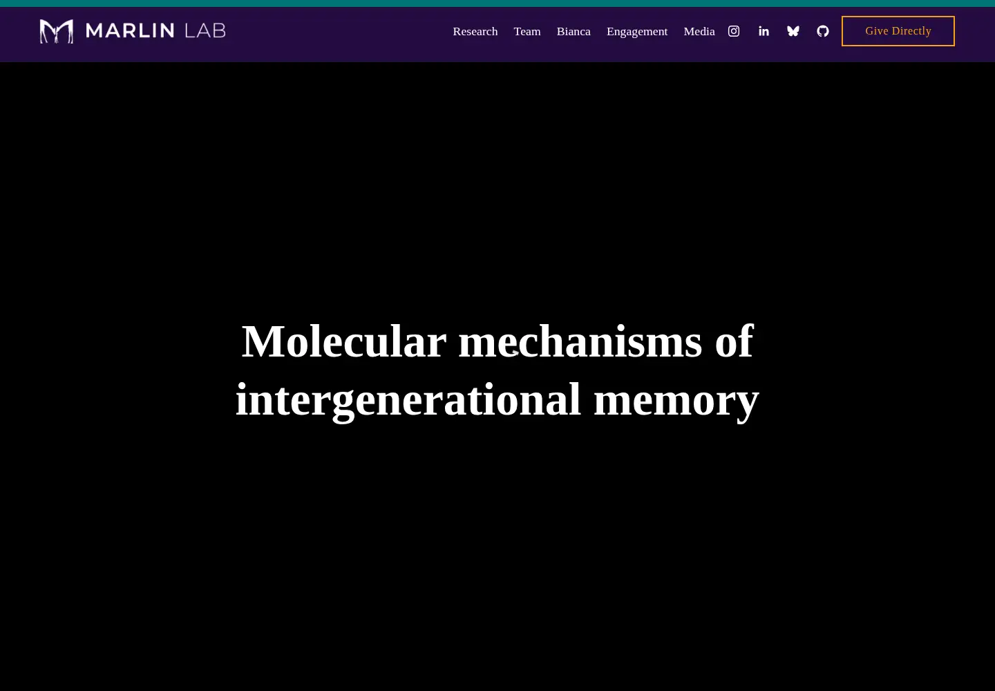 Screenshot of biancajonesmarlin.com