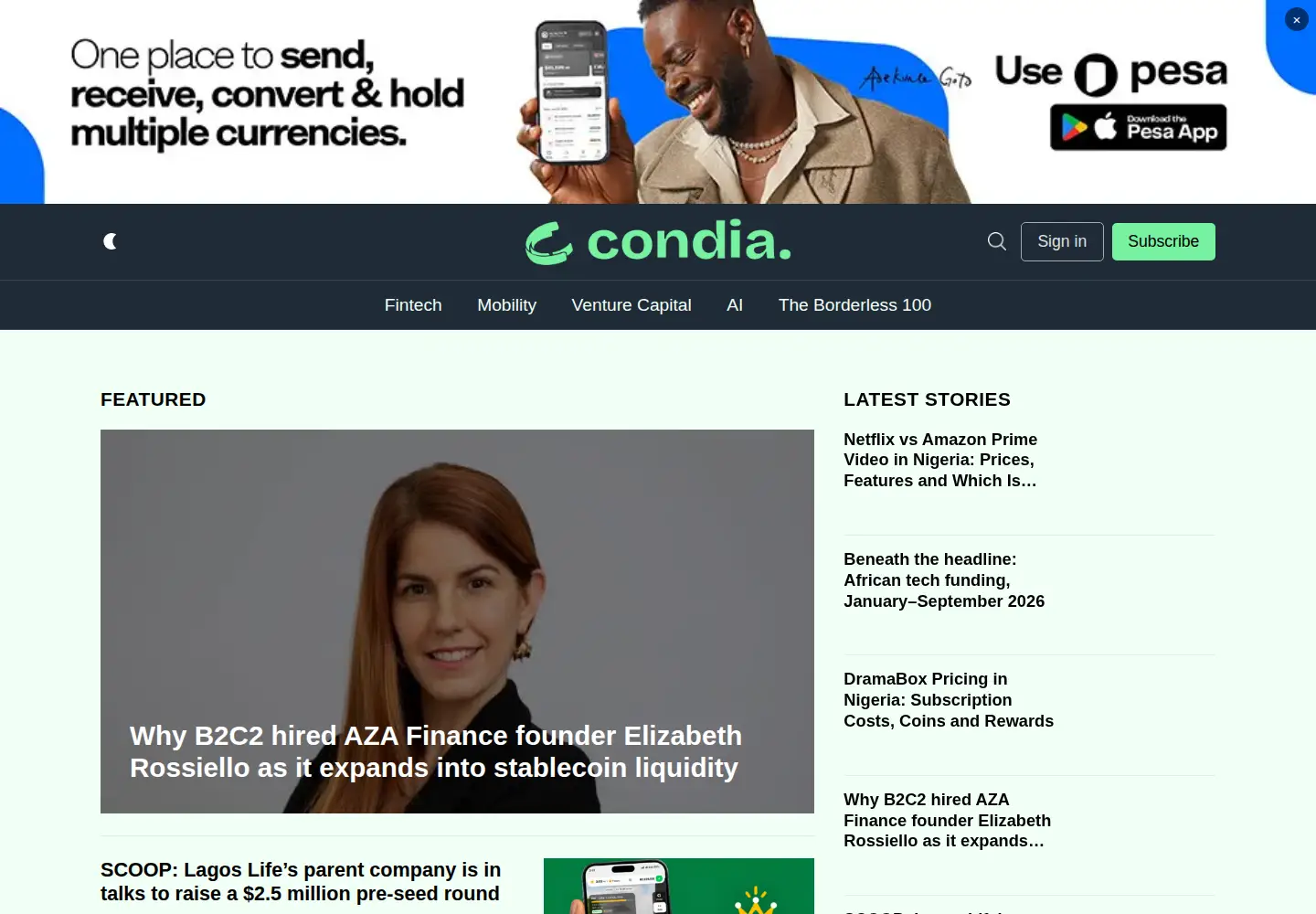 Screenshot of benjamindada.com