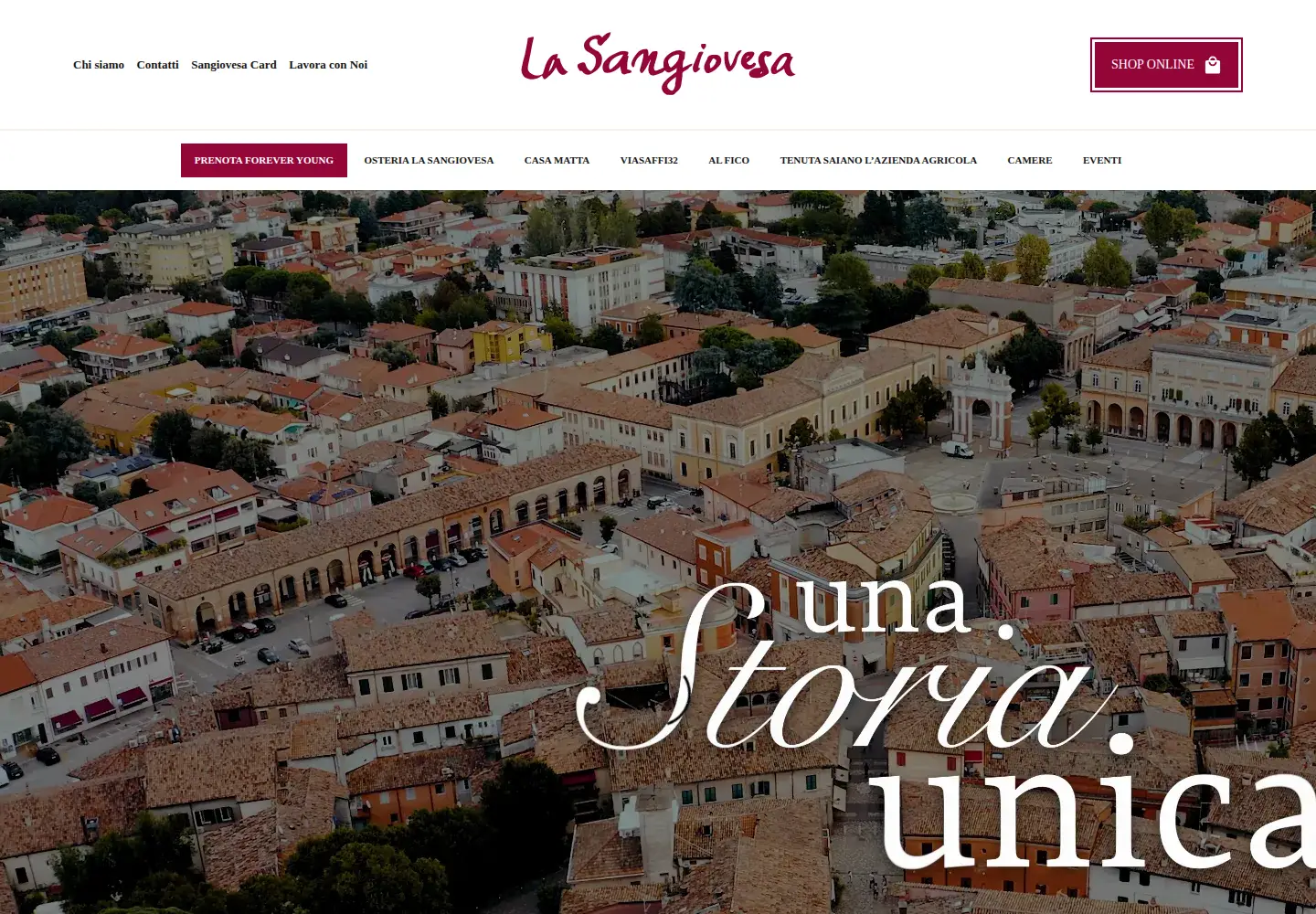 Screenshot of sangiovesa.it