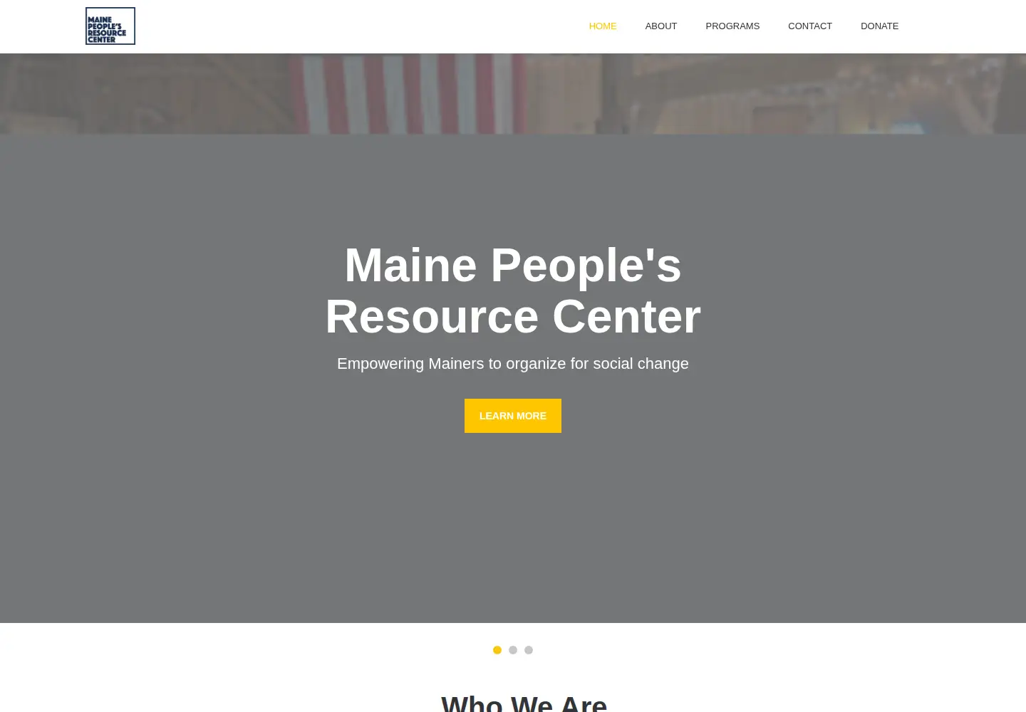 Screenshot of mprc.me
