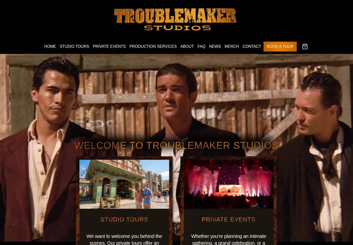 Screenshot of troublemakerstudios.com
