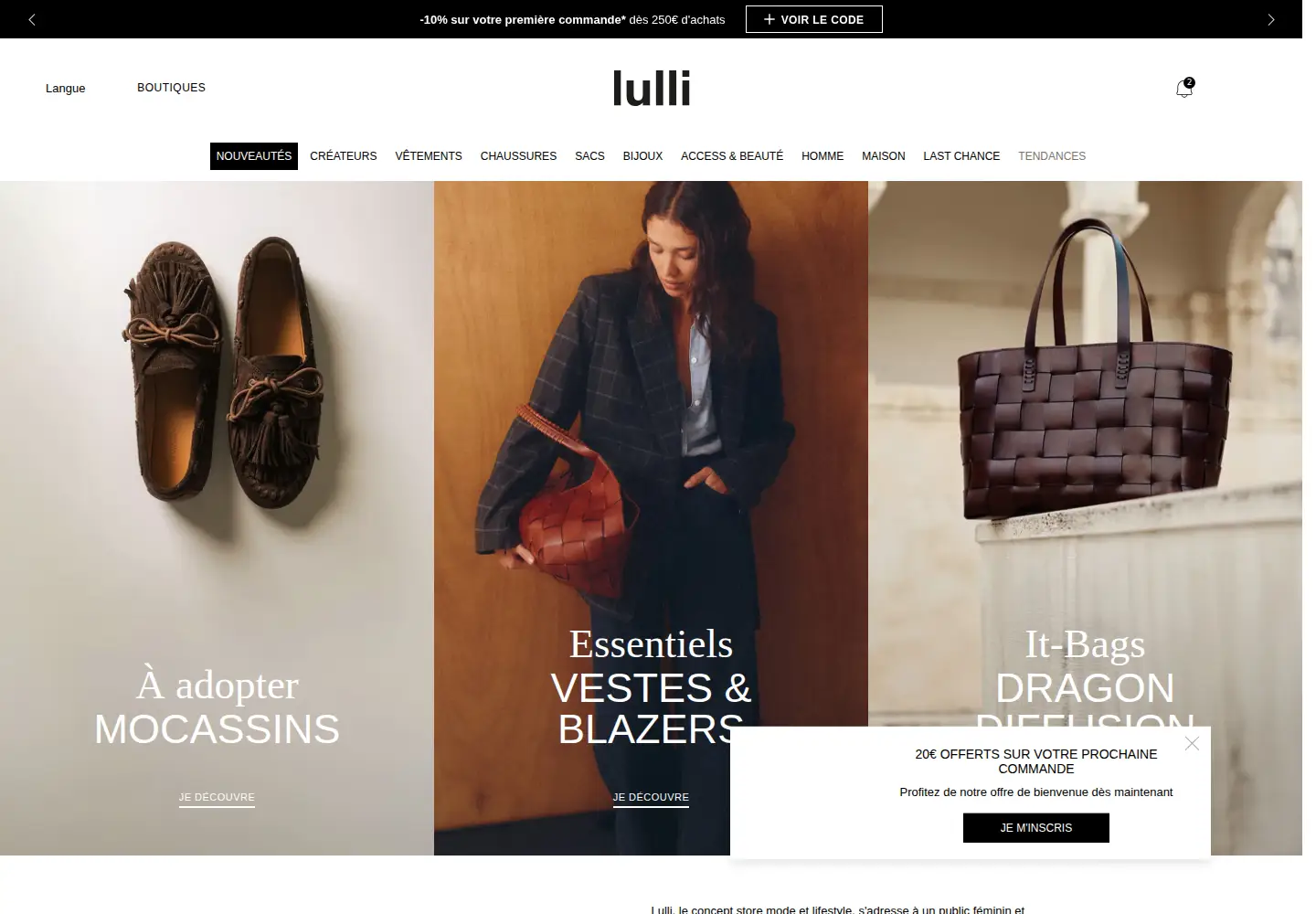 Screenshot of lulli-sur-la-toile.com