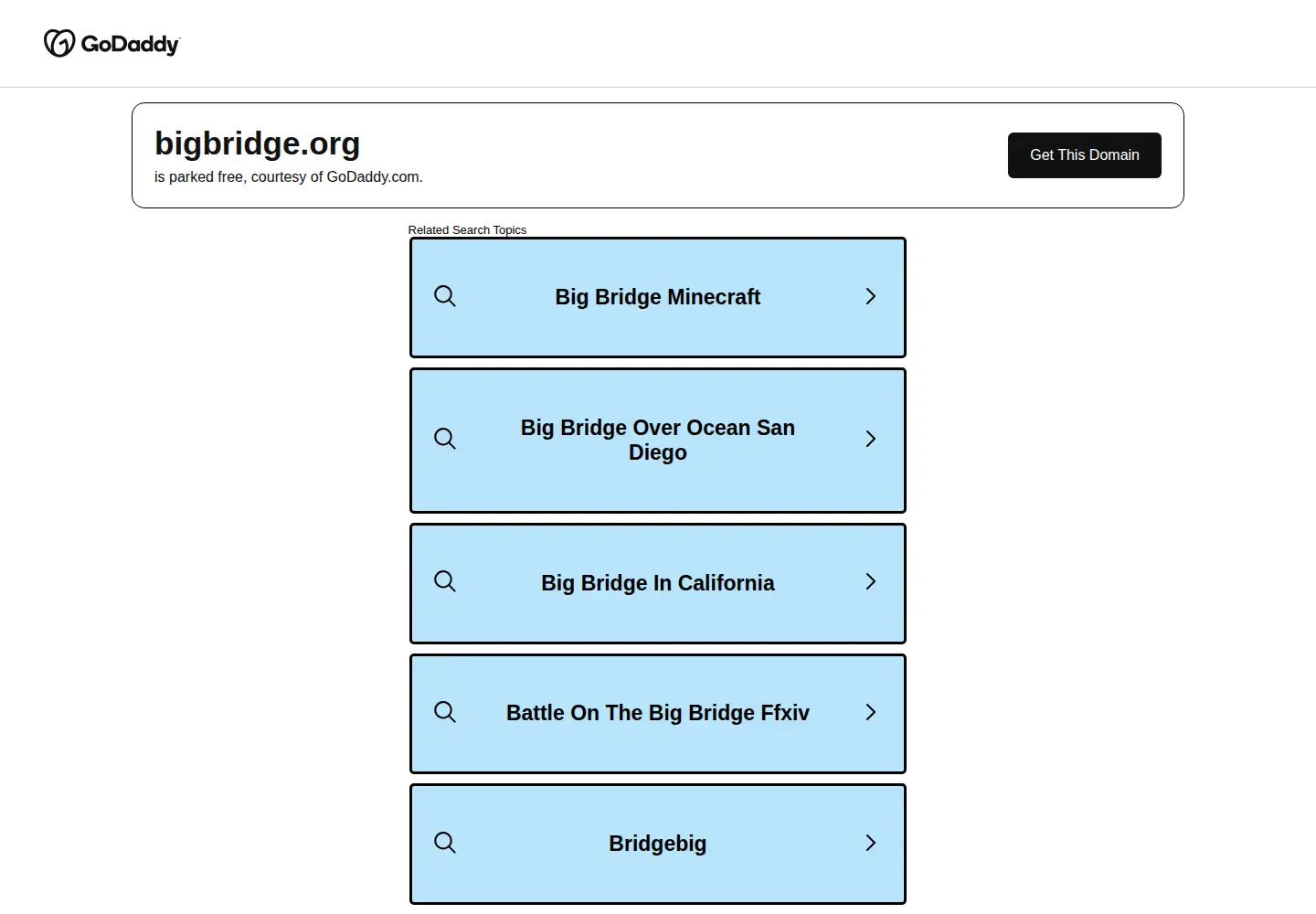 Screenshot of bigbridge.org