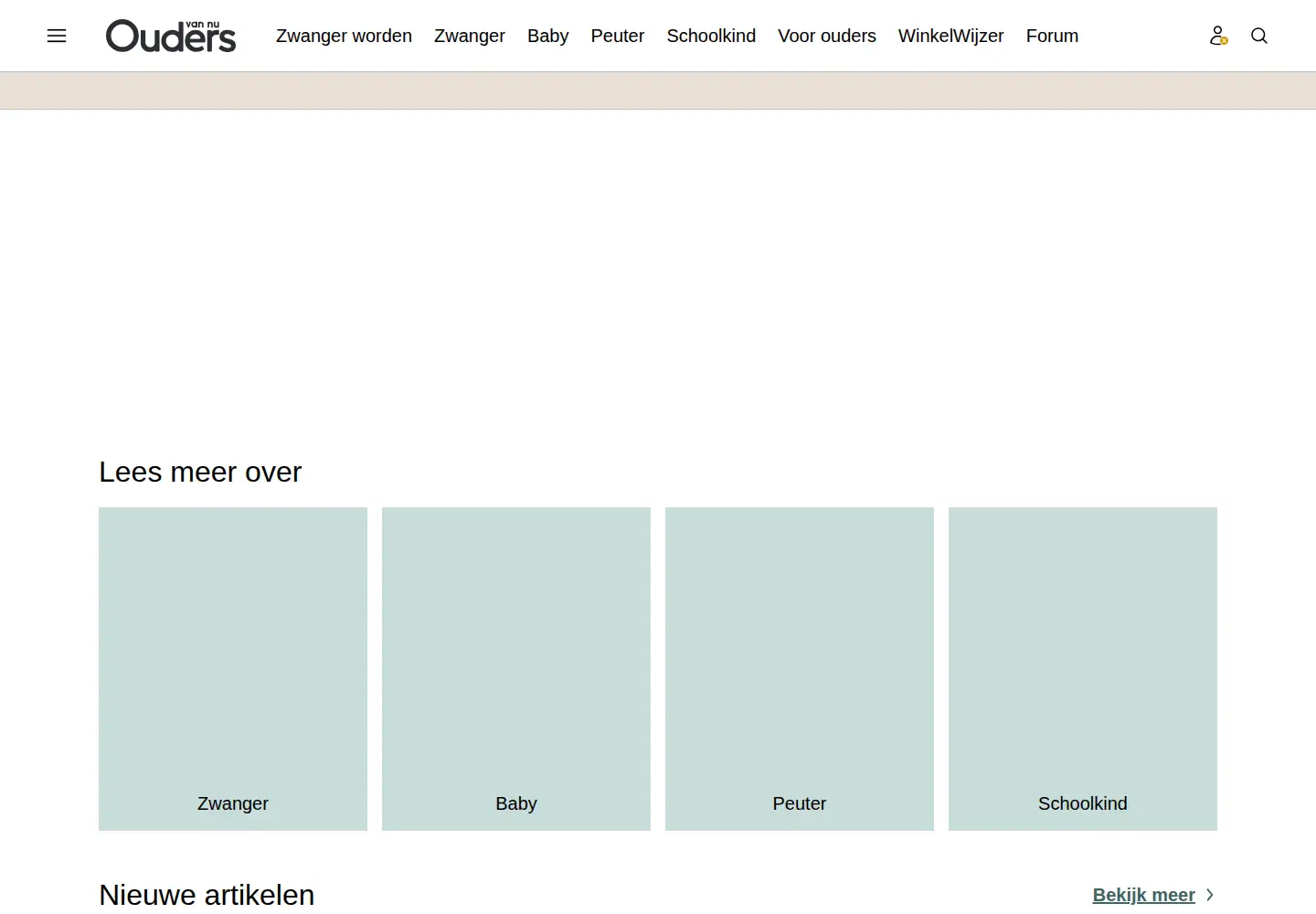 Screenshot of oudersvannu.nl