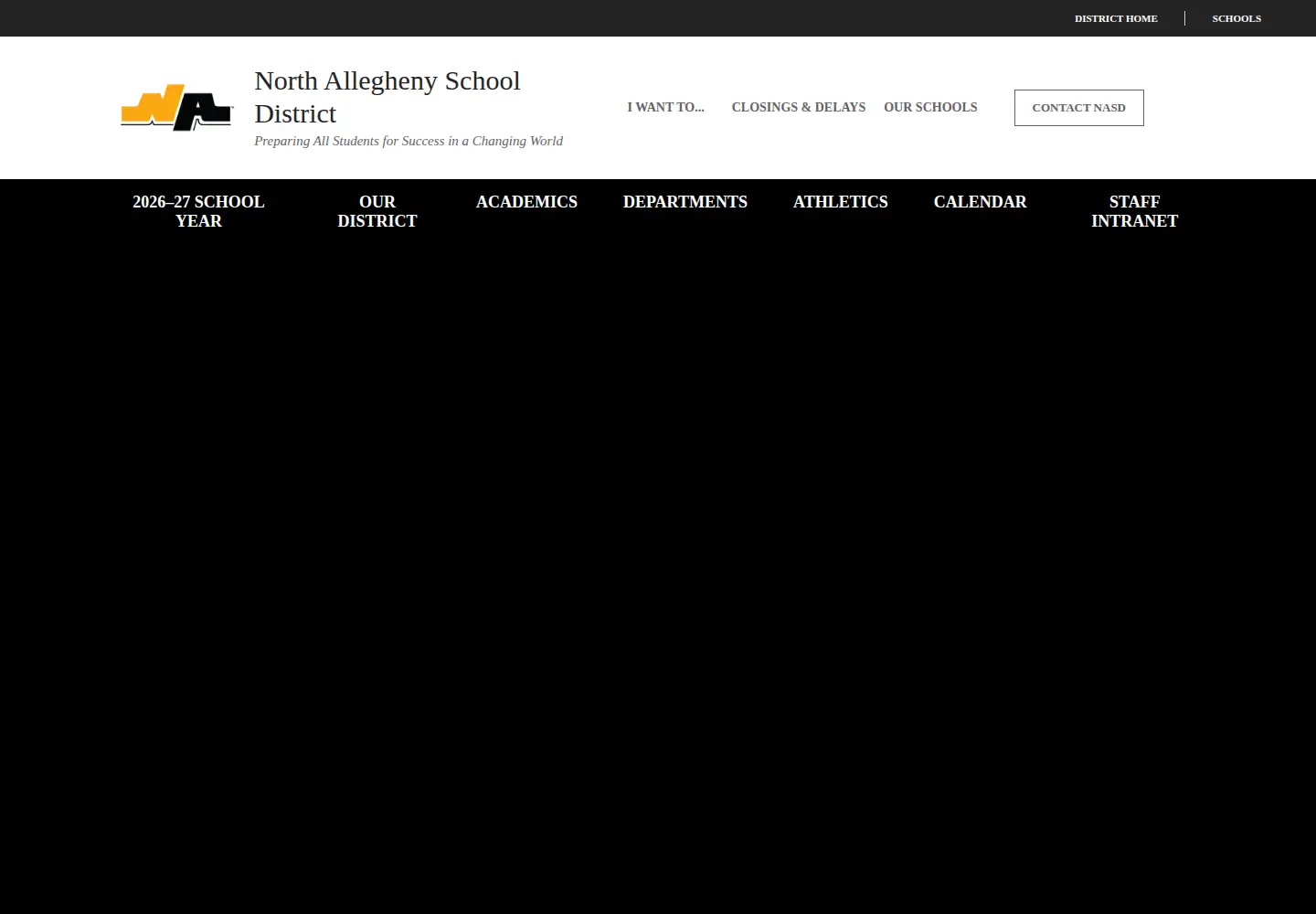 Screenshot of northallegheny.org