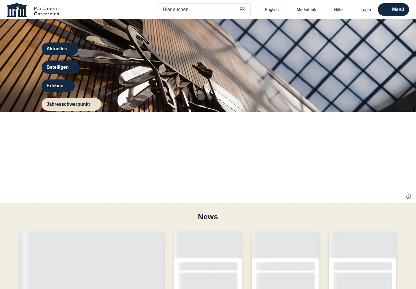 Screenshot of parlinkom.gv.at