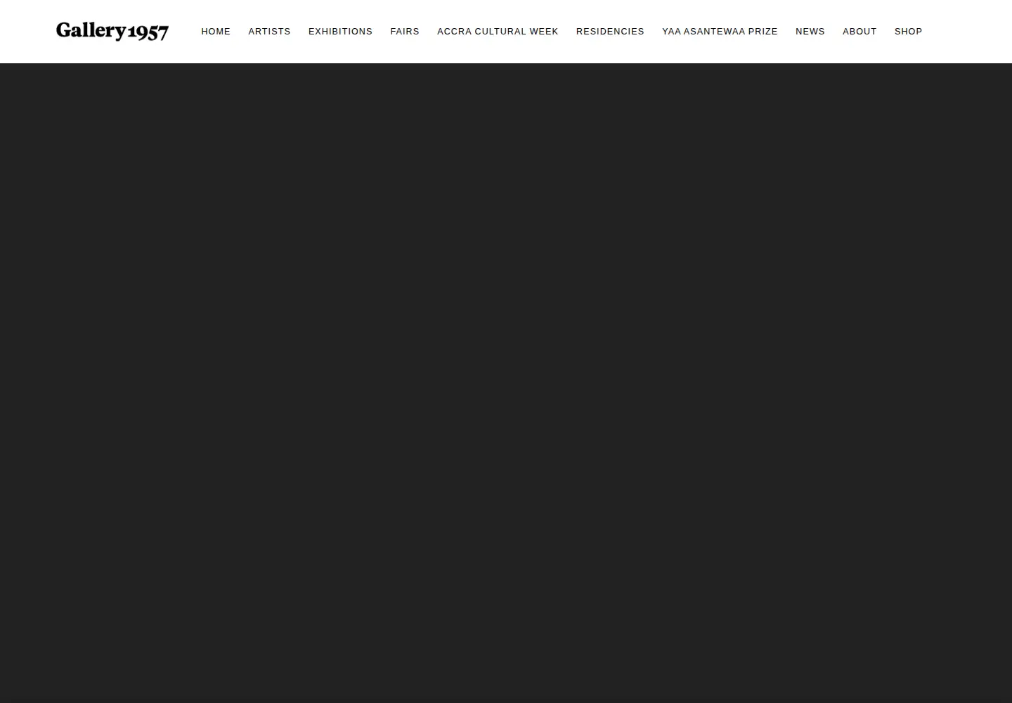 Screenshot of gallery1957.com