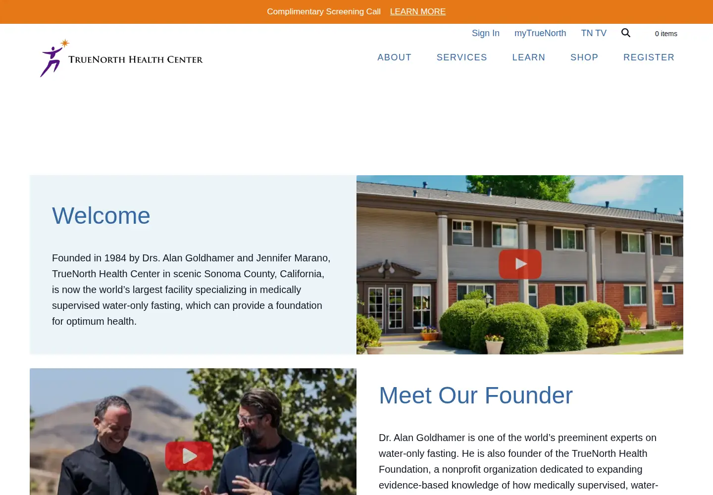 Screenshot of healthpromoting.com