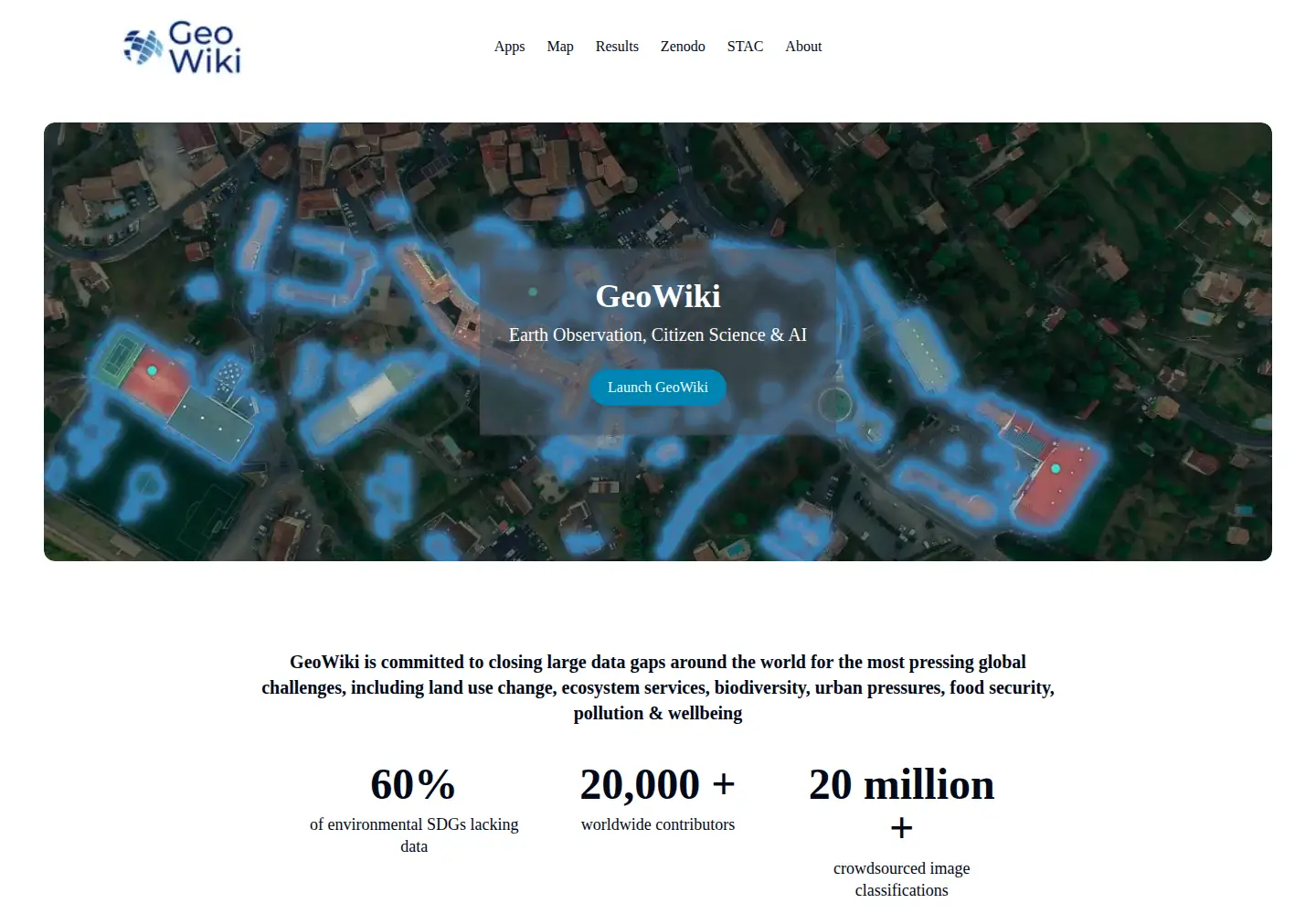 Screenshot of geo-wiki.org