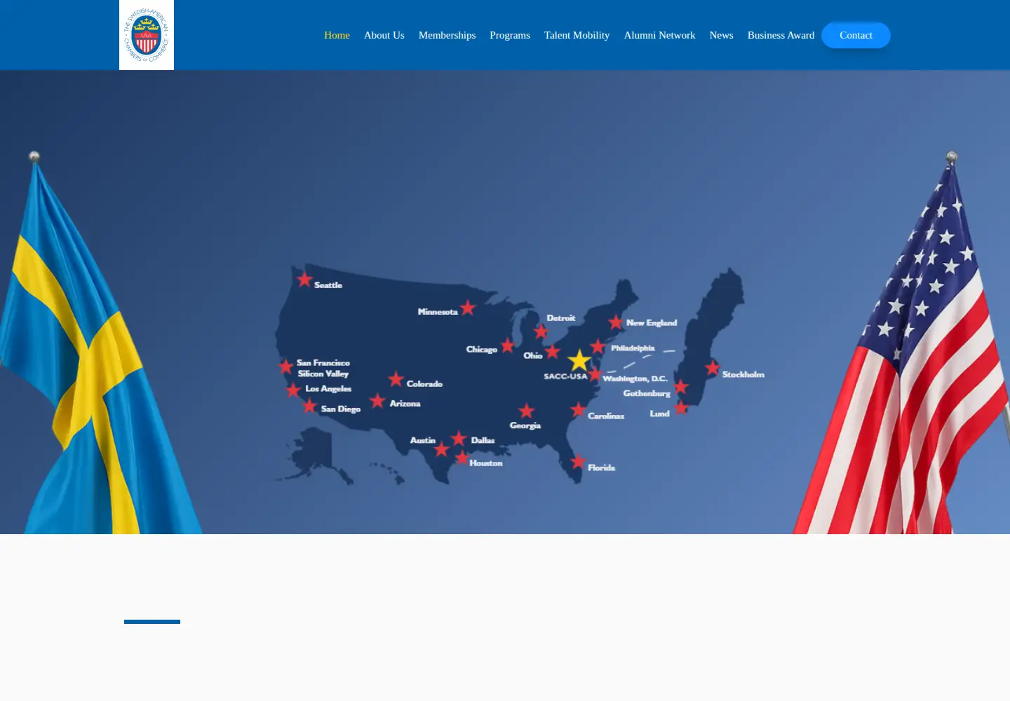 Screenshot of sacc-usa.org