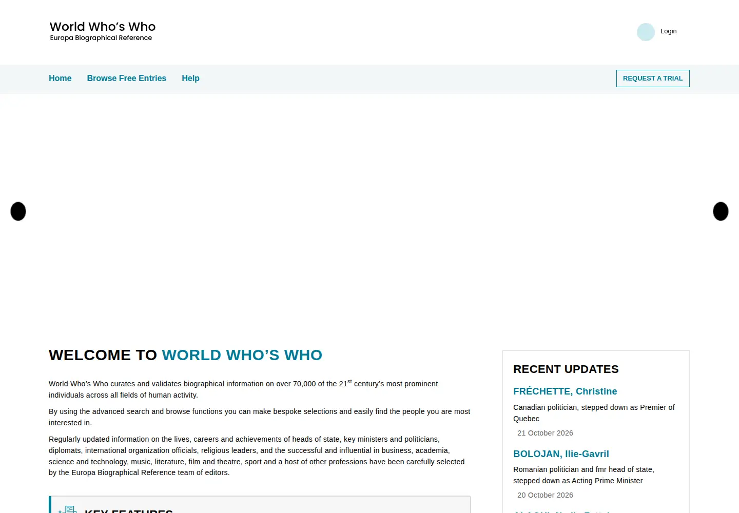 Screenshot of worldwhoswho.com