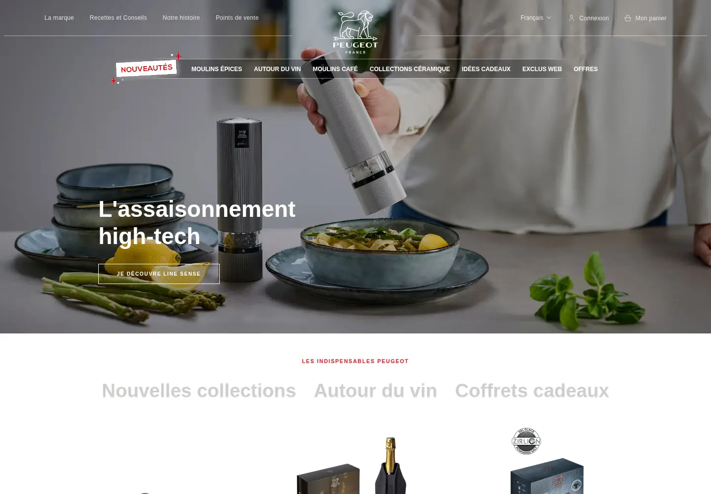Screenshot of peugeot-saveurs.com
