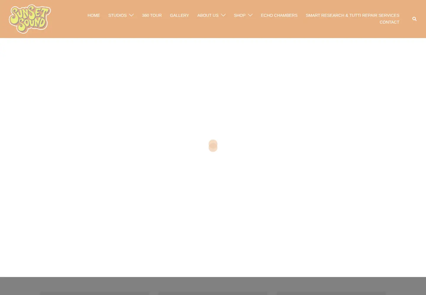 Screenshot of sunsetsound.com