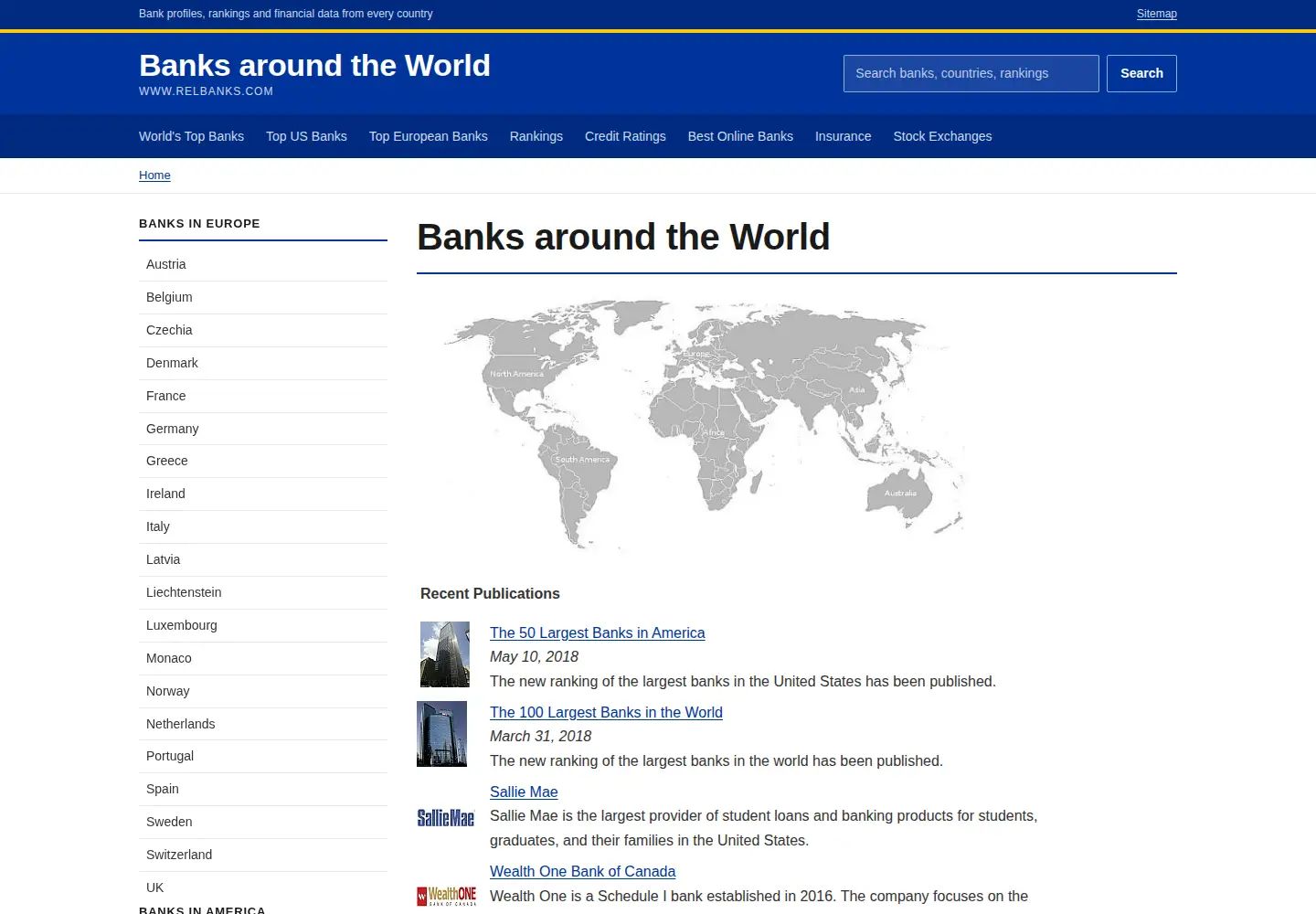 Screenshot of relbanks.com