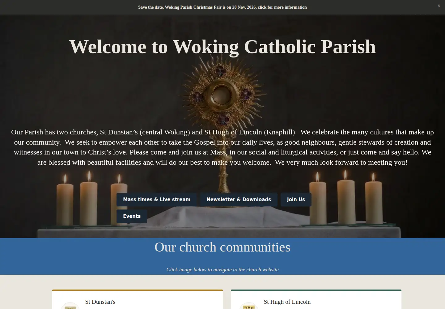 Screenshot of st-dunstans.org