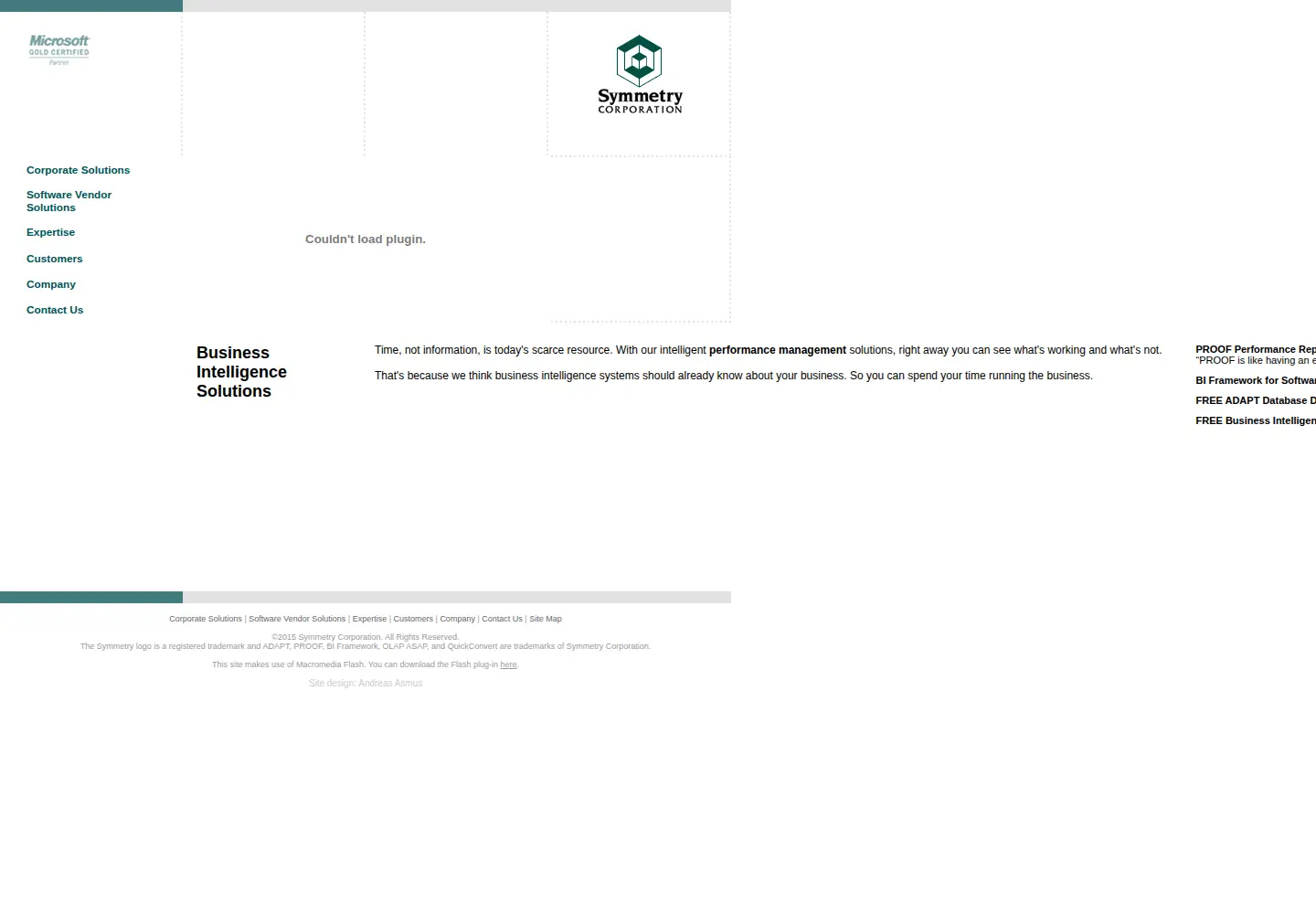 Screenshot of symcorp.com