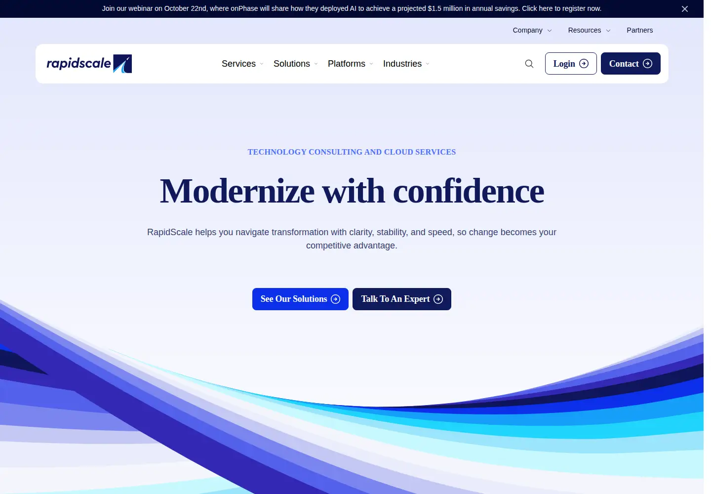 Screenshot of rapidscale.net