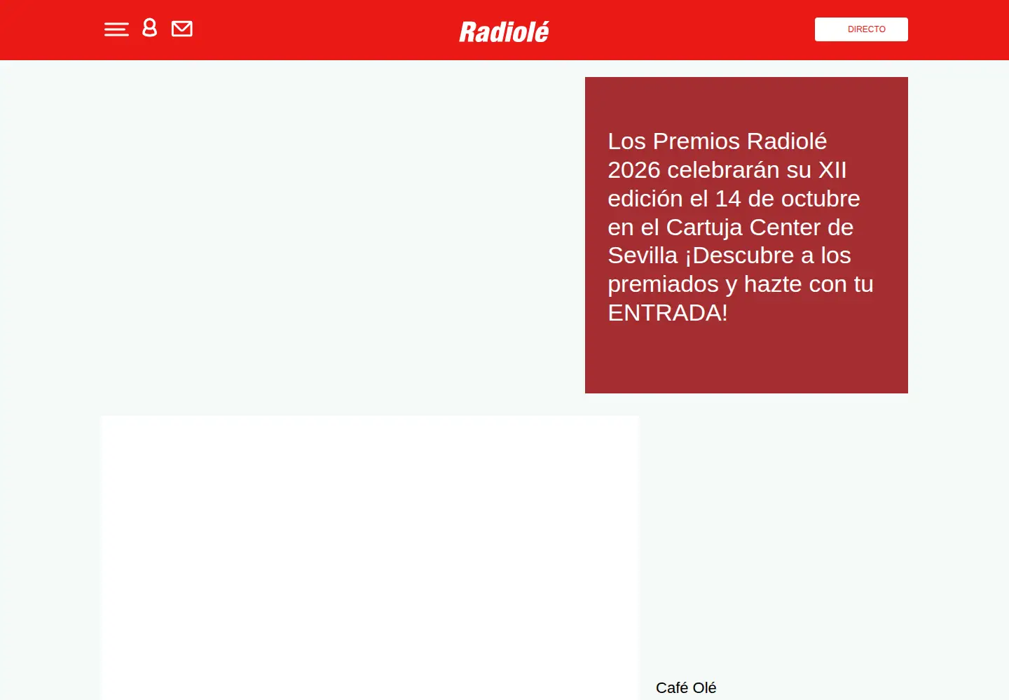 Screenshot of radiole.com
