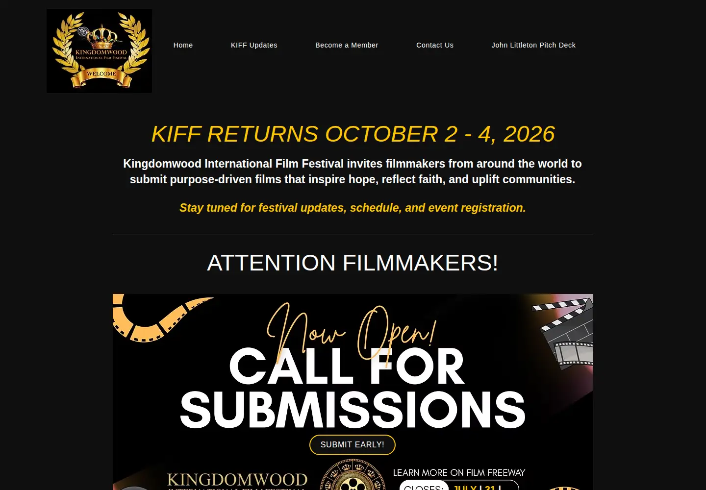 Screenshot of kingdomwood.com