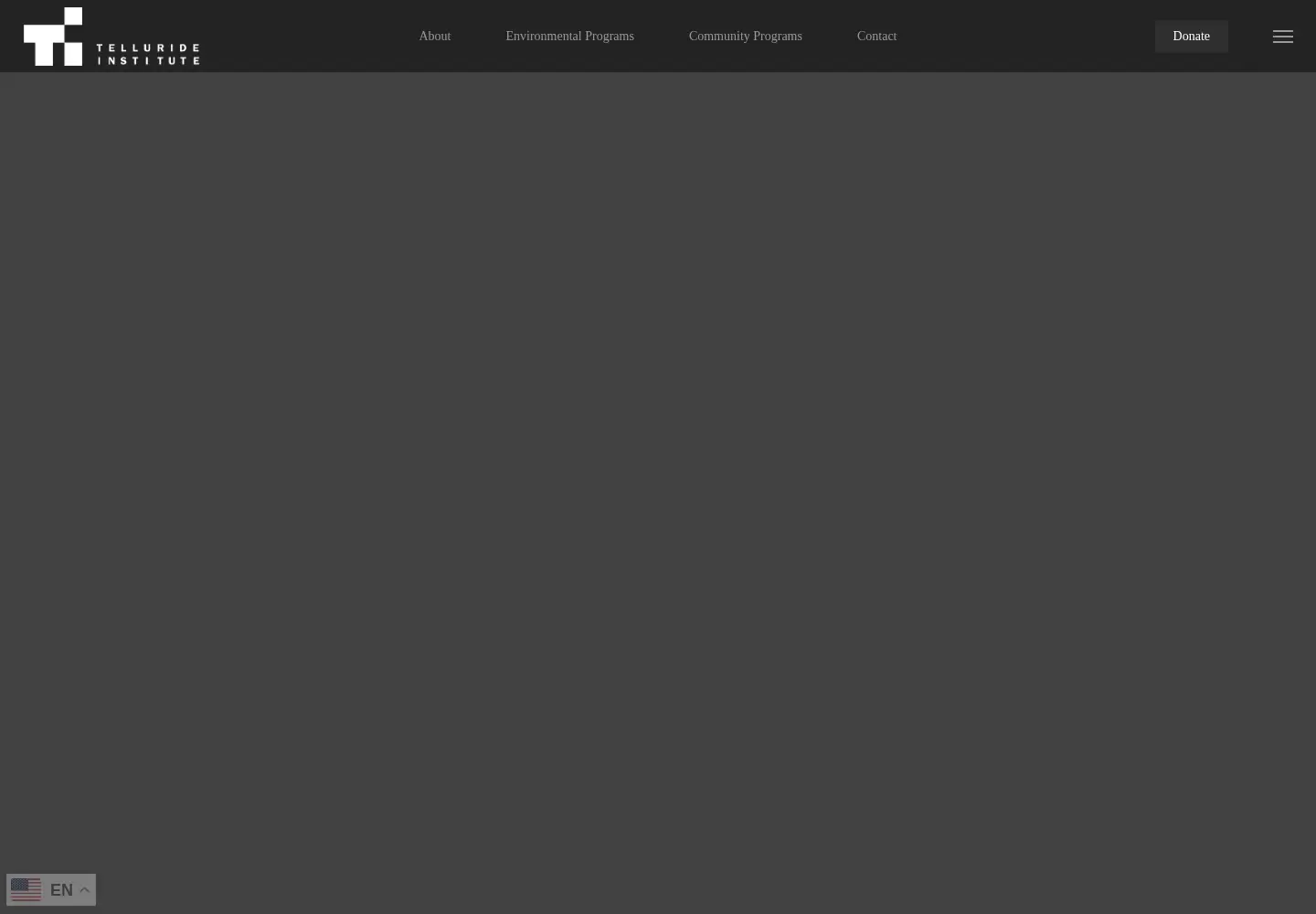 Screenshot of tellurideinstitute.org