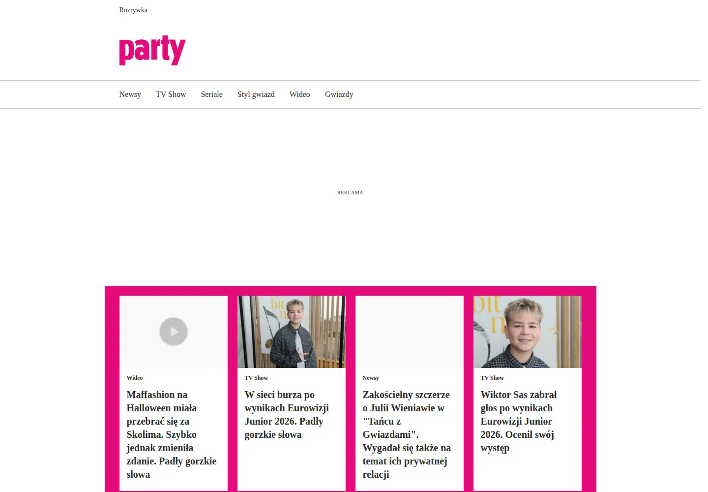 Screenshot of party.pl