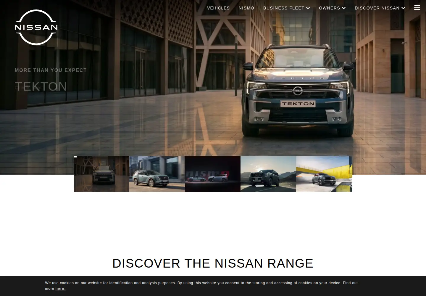 Screenshot of nissan-me.com
