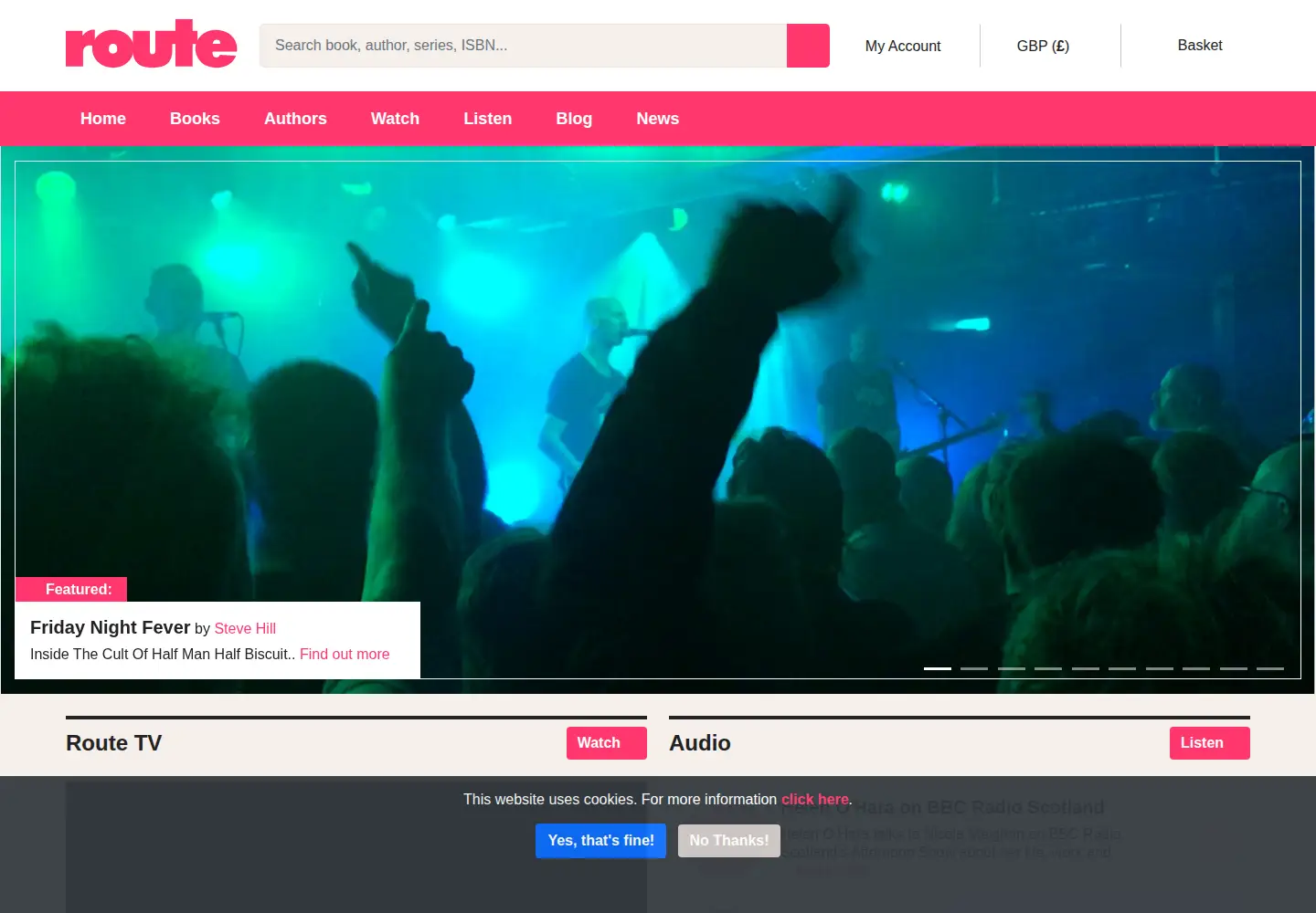 Screenshot of route-online.com