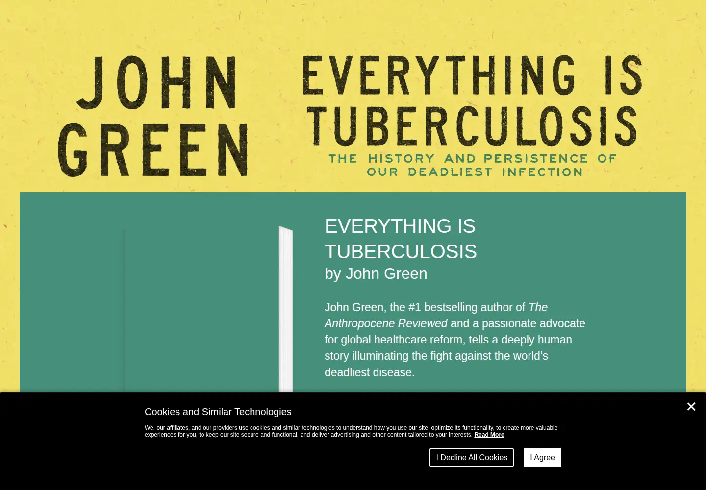 Screenshot of everythingistb.com