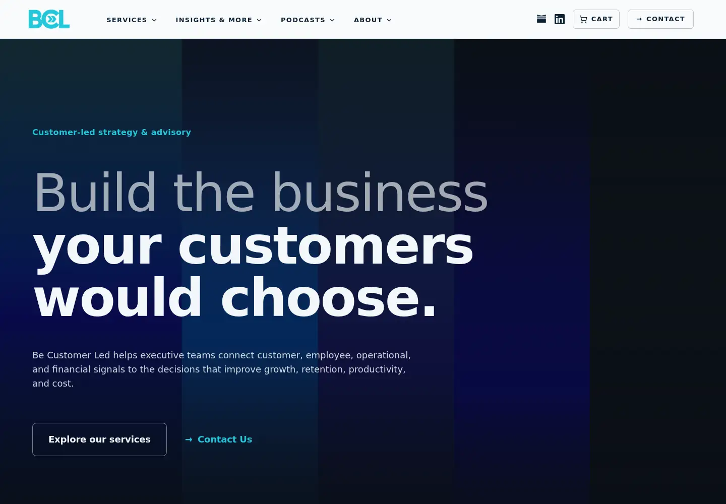Screenshot of becustomerled.com