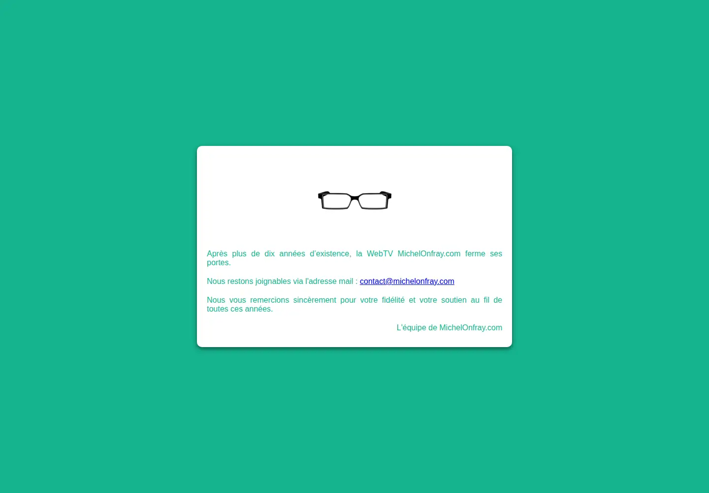 Screenshot of michelonfray.com