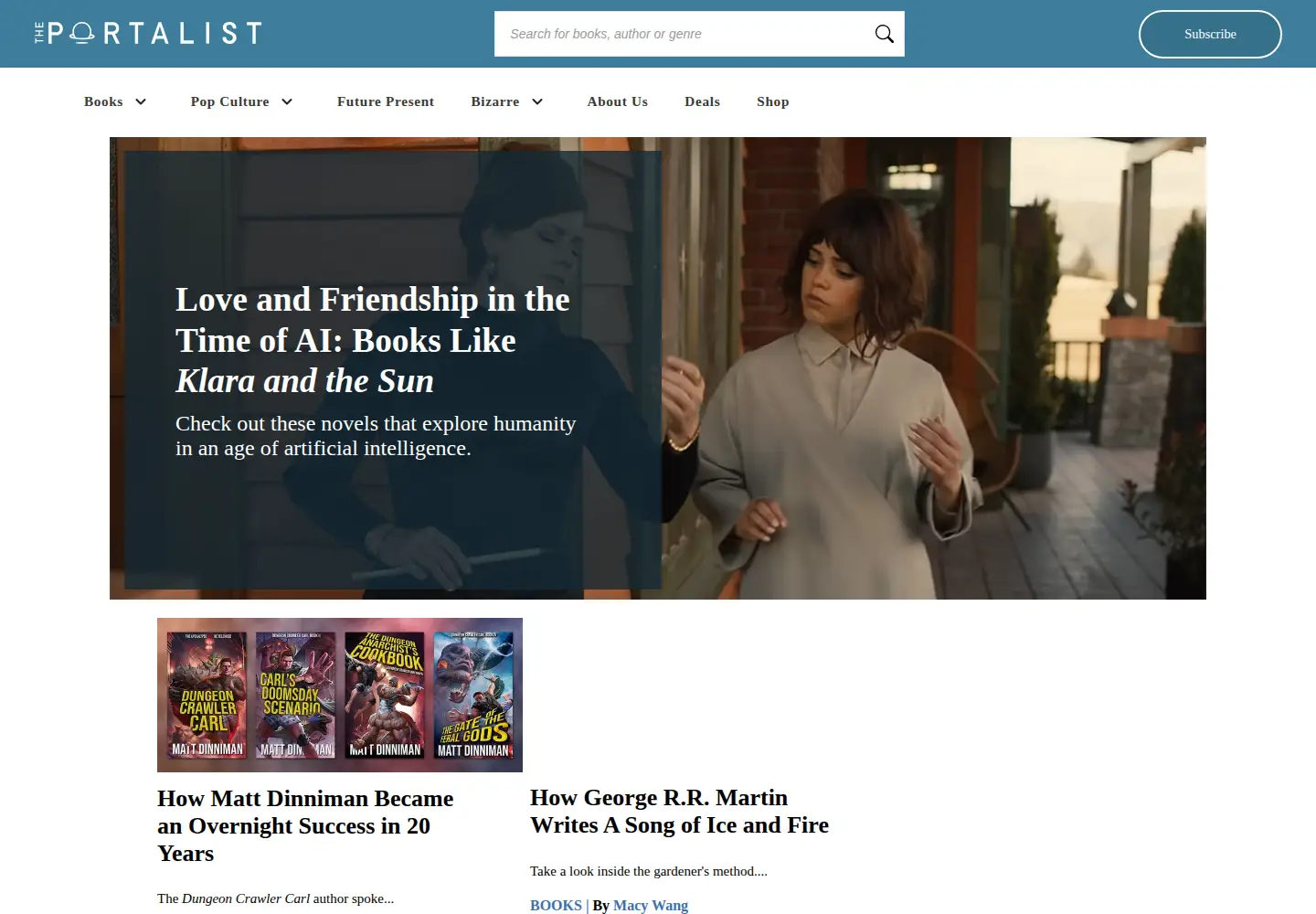 Screenshot of theportalist.com