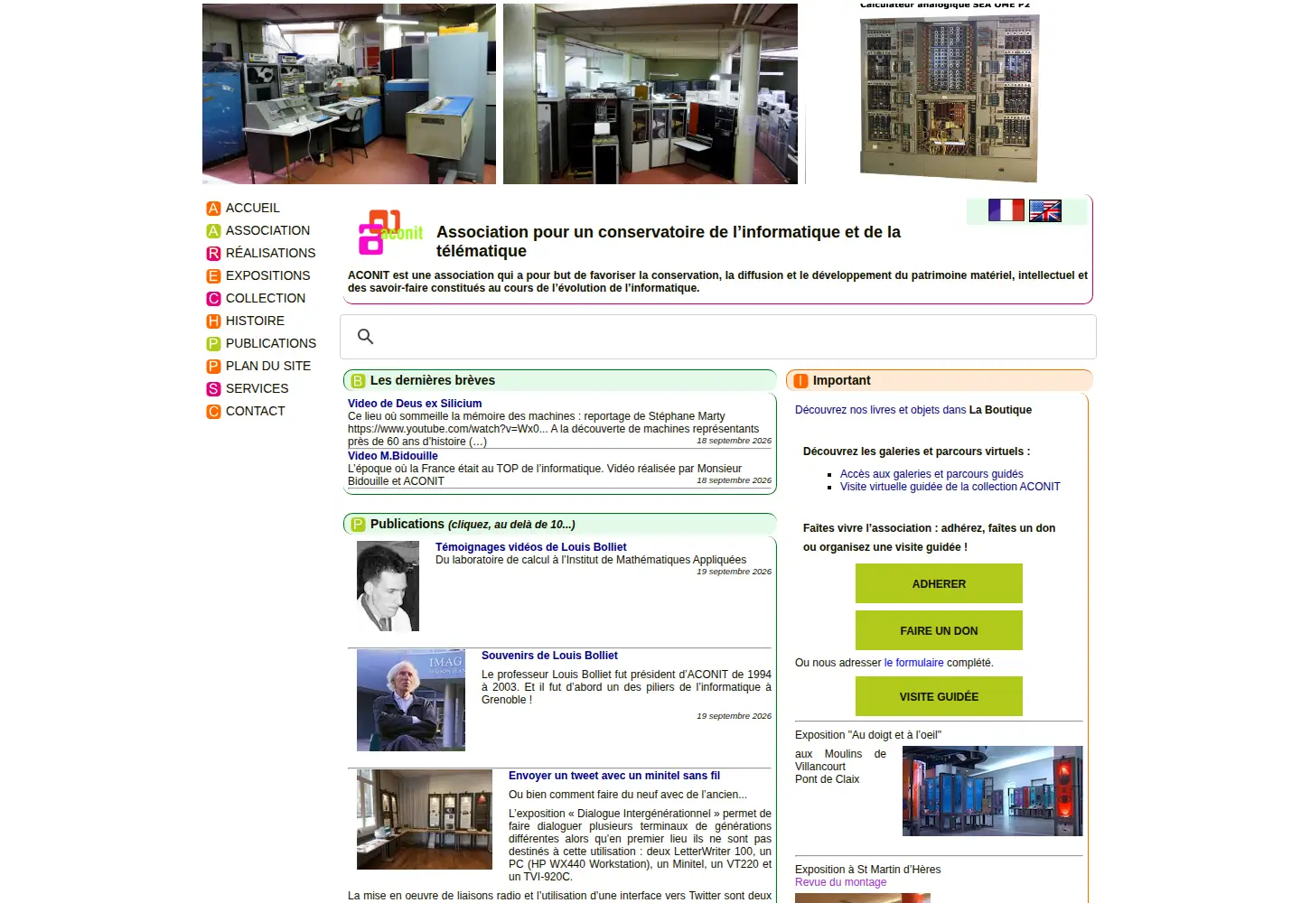 Screenshot of aconit.org