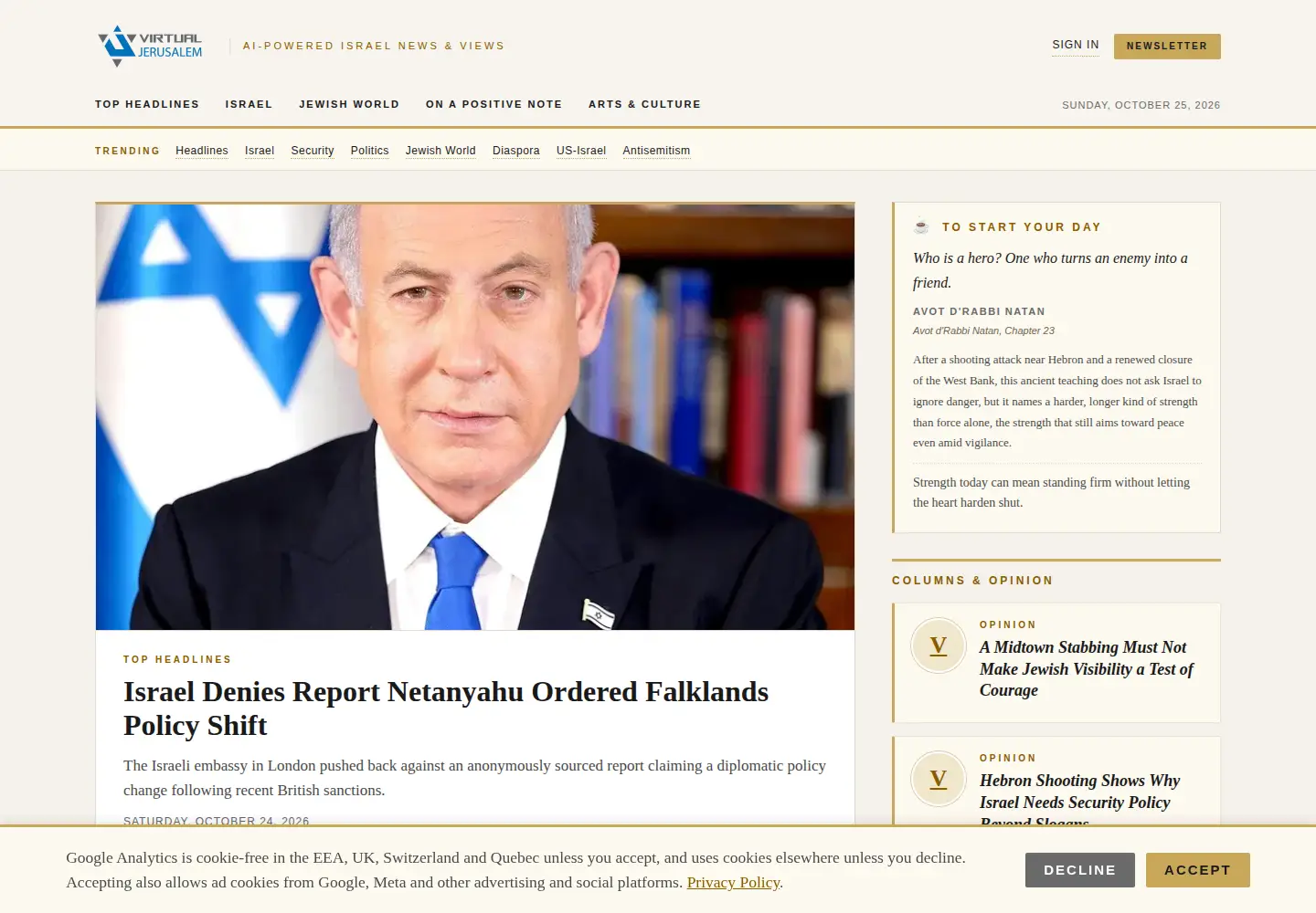 Screenshot of virtualjerusalem.com