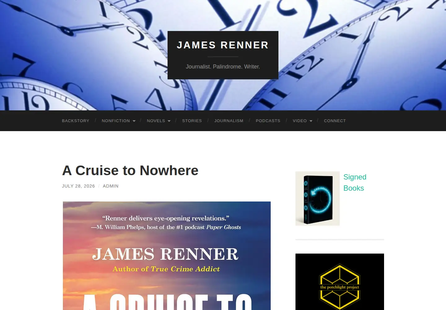 Screenshot of jamesrenner.com