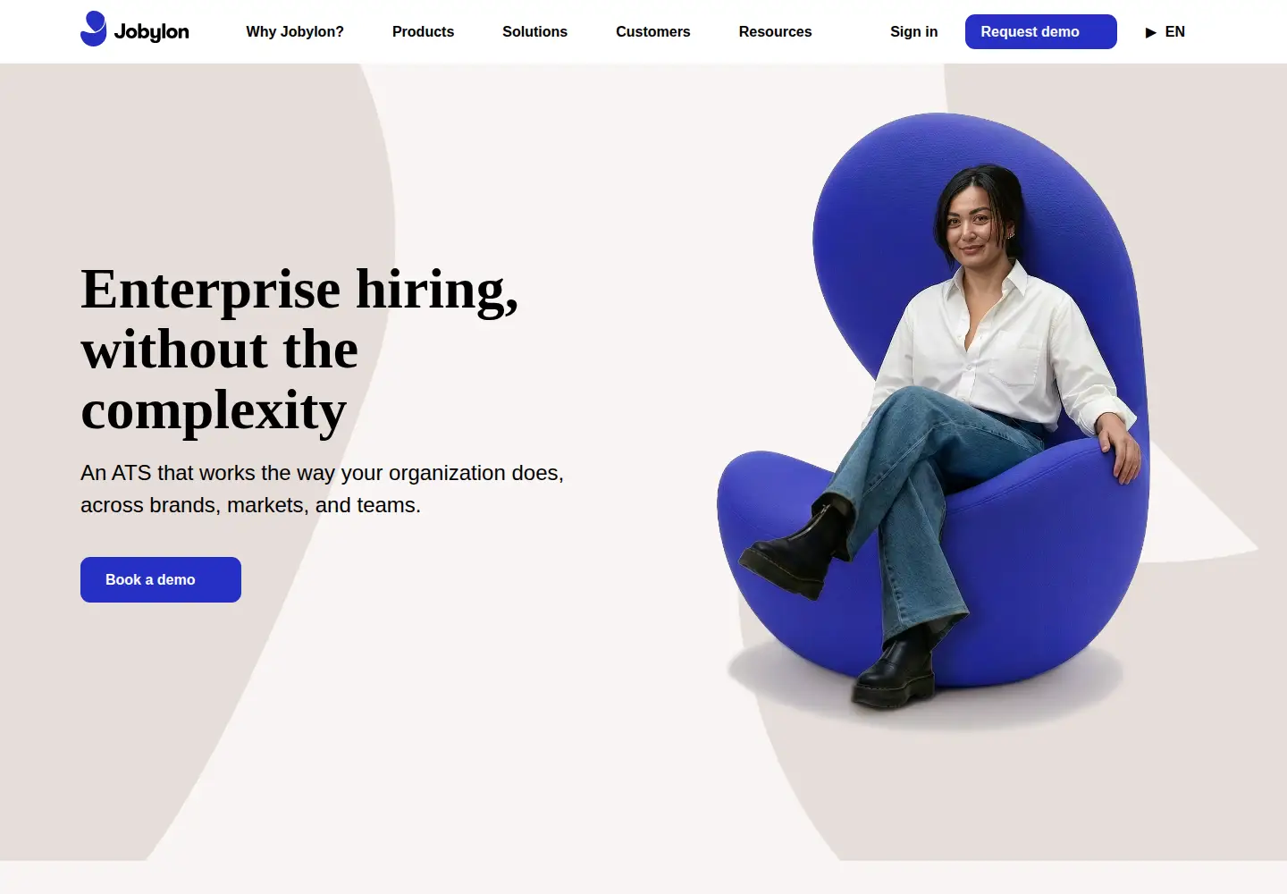 Screenshot of jobylon.com