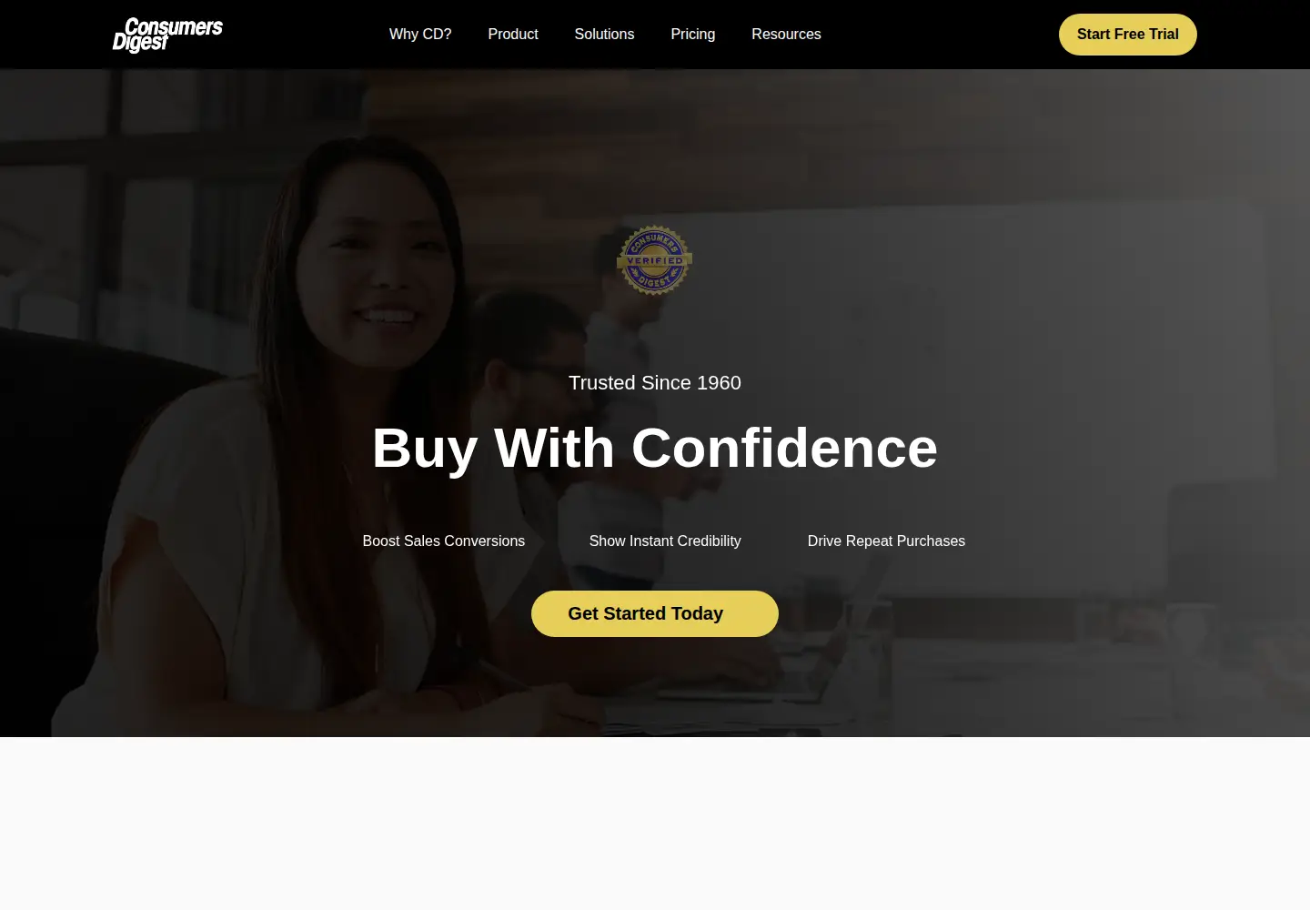 Screenshot of consumersdigest.com