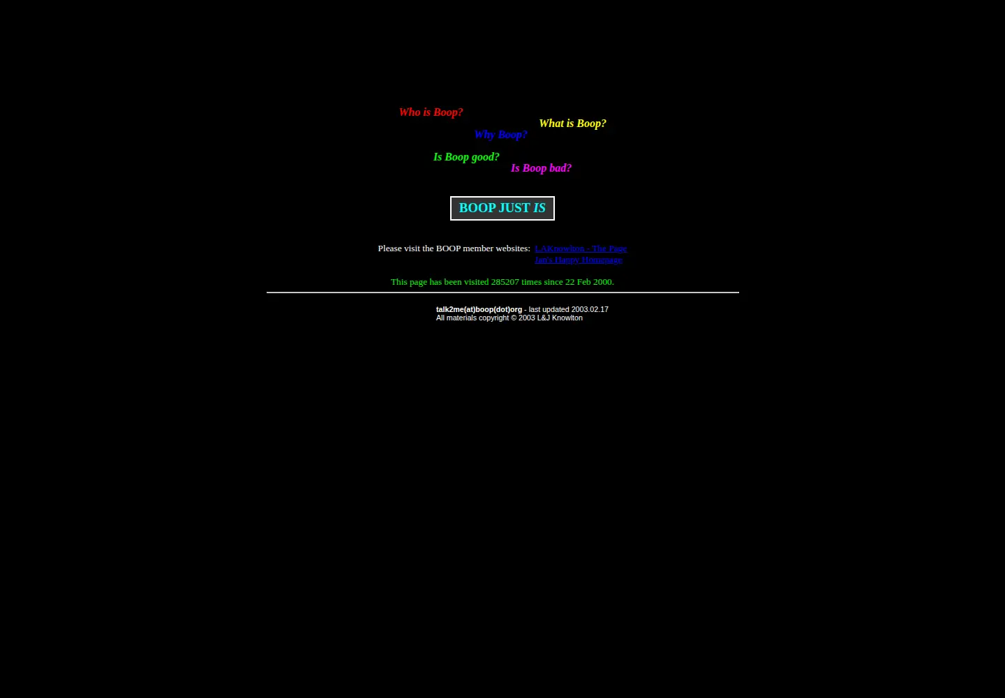 Screenshot of boop.org