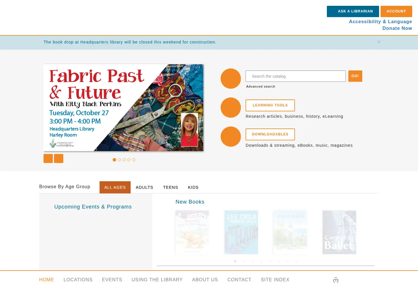 Screenshot of infodepot.org