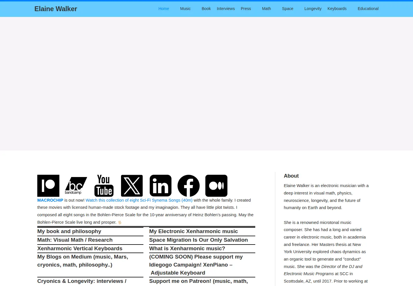 Screenshot of ziaspace.com